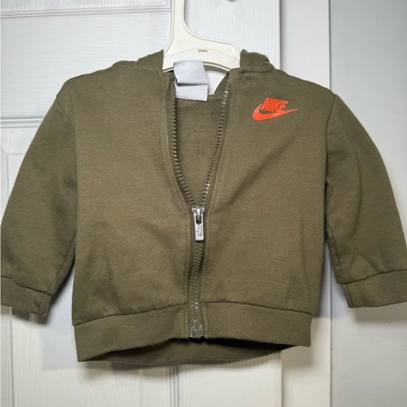 Nike Khaki Green Infant Hoodie - Picture 4 of 4